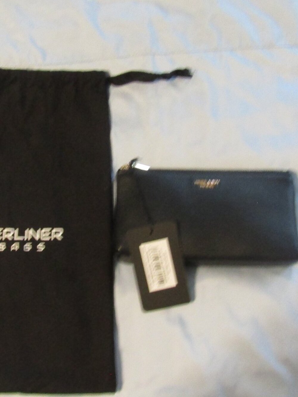Handmade Black Leather New in Dustbag BERLINER ANNA POUCH BAG with Tags